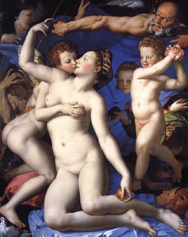 Agnolo Bronzino An Allegory with Venus and Cupid